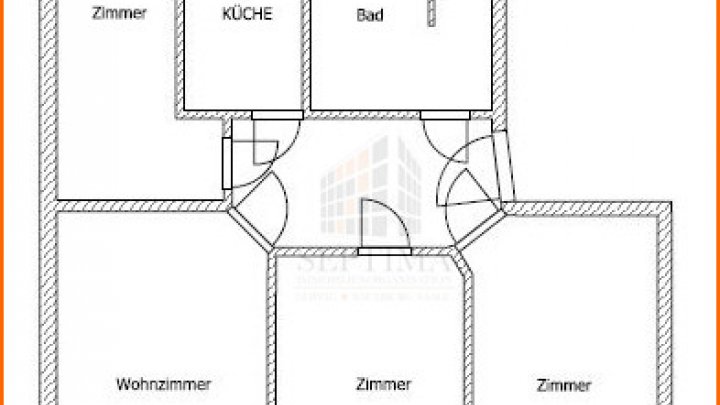 Großzügige und schöne 4 Raumwohnung, Bad m. Wanne + Dusche und Küche mit Einbauküche sucht neuen Mieter!