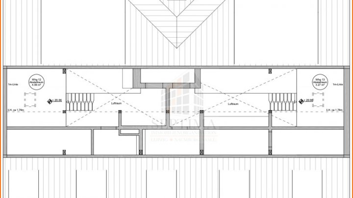 Großzügige und helle 2 Raumwohnung im Dachgeschoß mit Balkon und Blick auf den Zoo