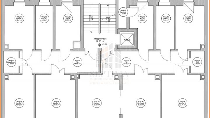 Viel Platz zum leben, 3 Raumwohnung mit Balkon und Lift auf der Etage, zu verkaufen