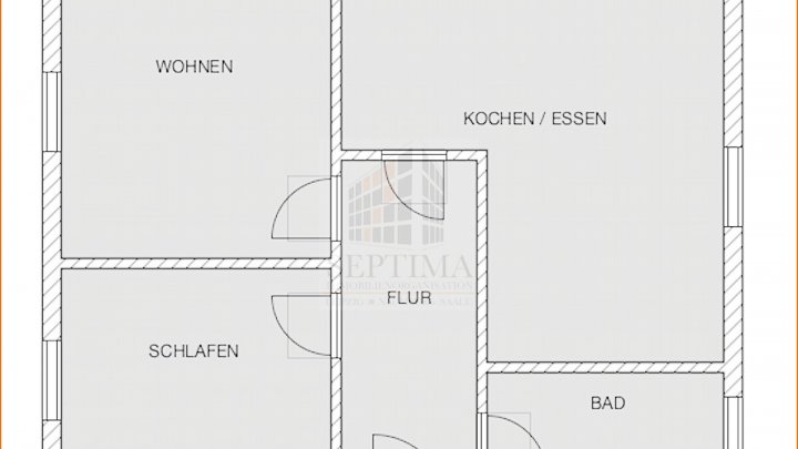 Gemütliche 2 Raumwohnung in schöner und ruhiger Wohnlage zu verkaufen